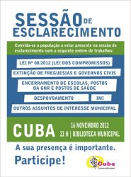 Sessão de Esclarecimento - Cuba
