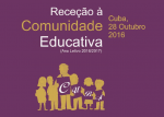 RECEÇAO COM EDUCATIVA 2016