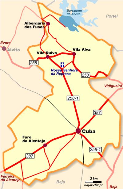 Mapa Cuba