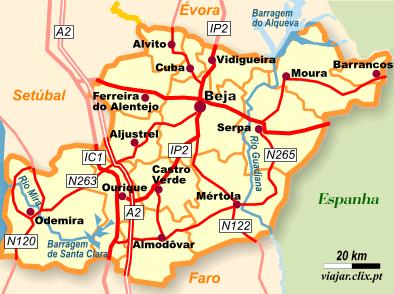 Mapa distrito