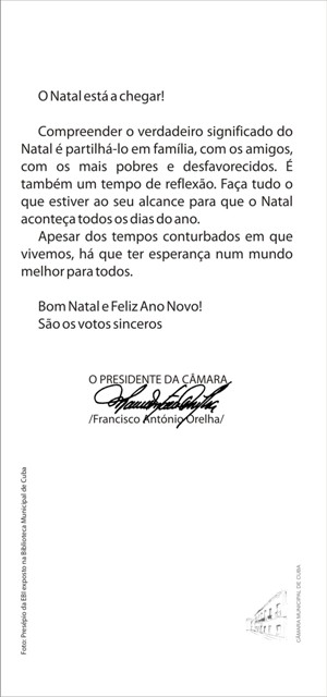 Boas Festas 2012