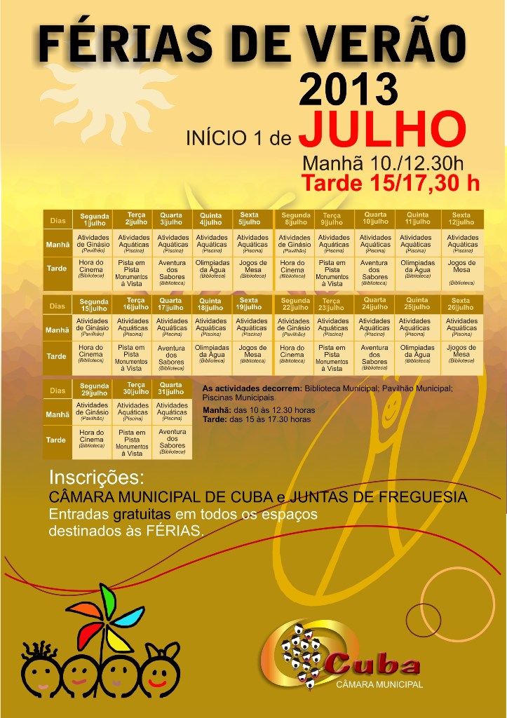 cartazferiasdverao