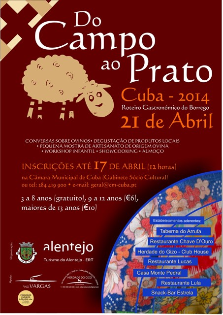 PASSEIO GASTRONÓMICO DO BORREGO - "DO CAMPO AO PRATO"