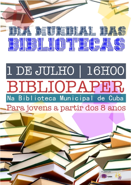 “BIBLIOPAPER” ASSINALA DIA MUNDIAL DAS BIBLIOTECAS