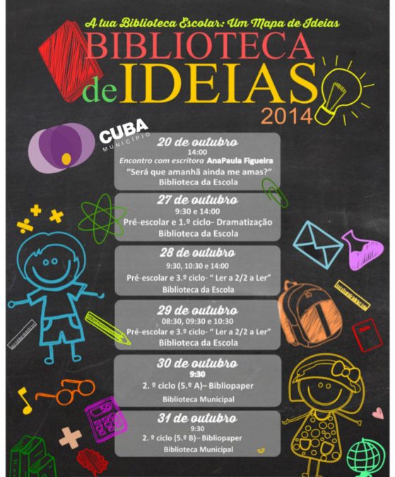 BIBLIOTECA DE IDEIAS CONTINUA ATÉ DIA 31 COM DRAMATIZAÇÕES, LEITURA E “BIBLIOPAPER”