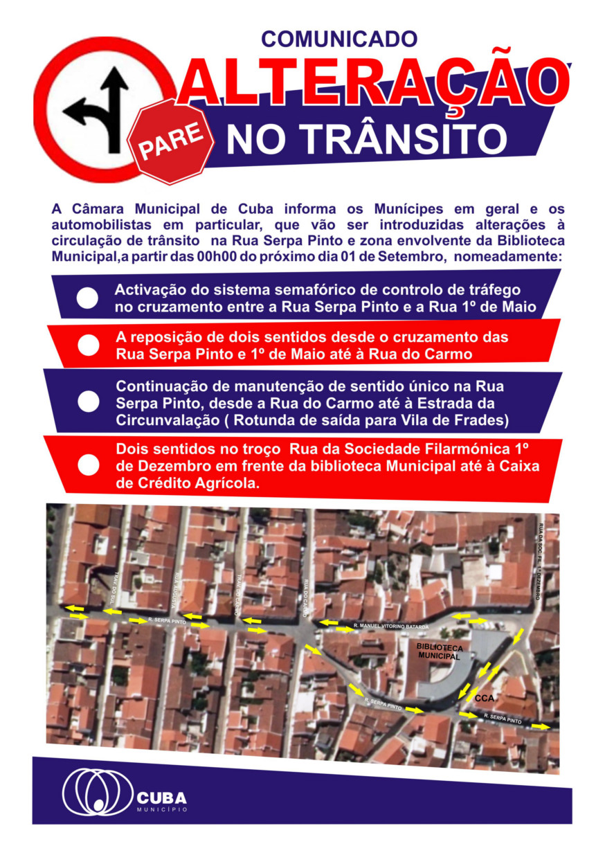 ALTERAÇÃO TRANSITO SERPA PINTO NET
