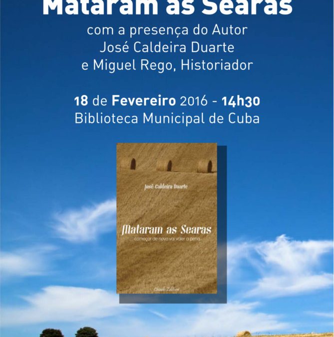 José Caldeira Duarte apresenta “Mataram as Searas” na Biblioteca Municipal