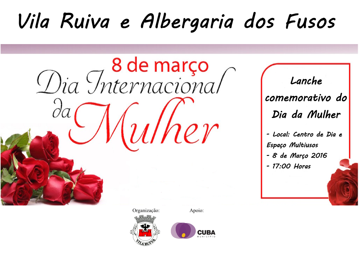 DIA MULHER V RUIVA ALB FUSOS