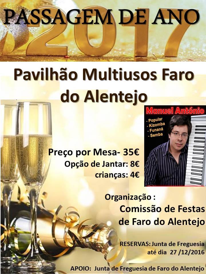 PASSAGEM DE ANO FARO ALENTEJO