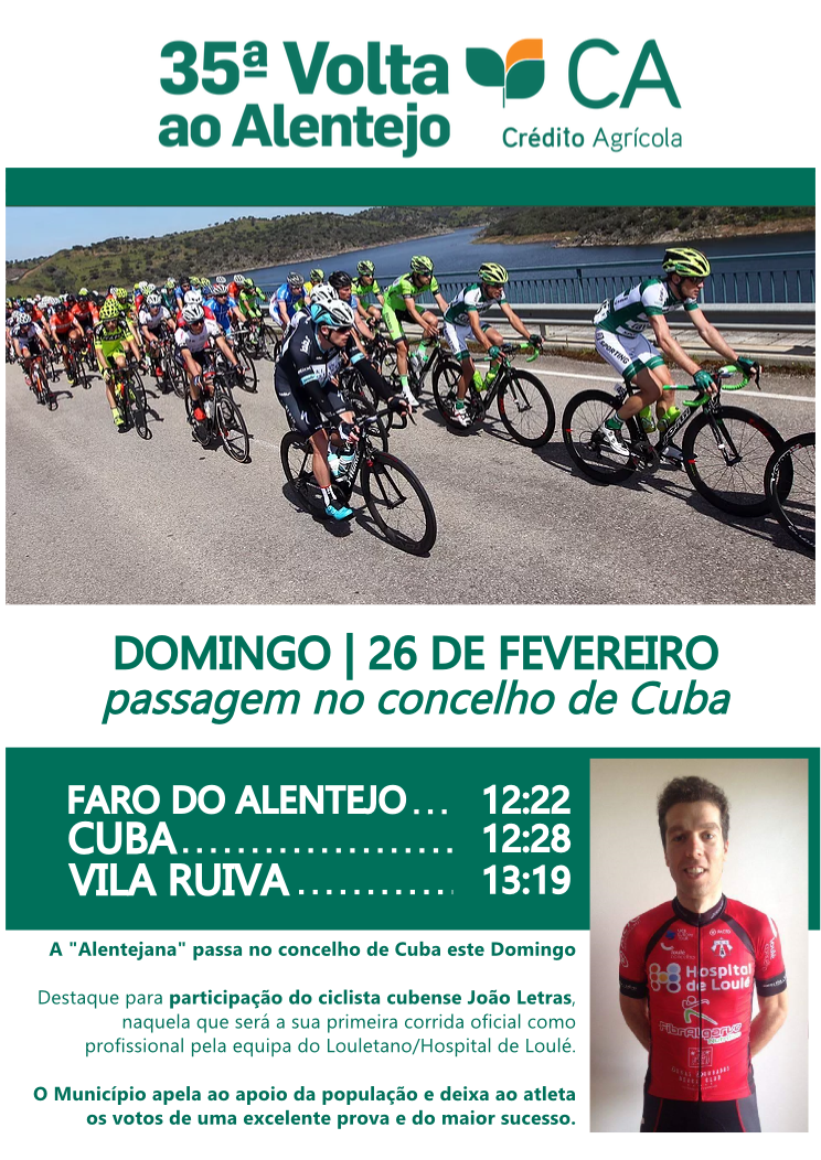 VOLTA AO ALENTEJO CONCELHO CUBA 2