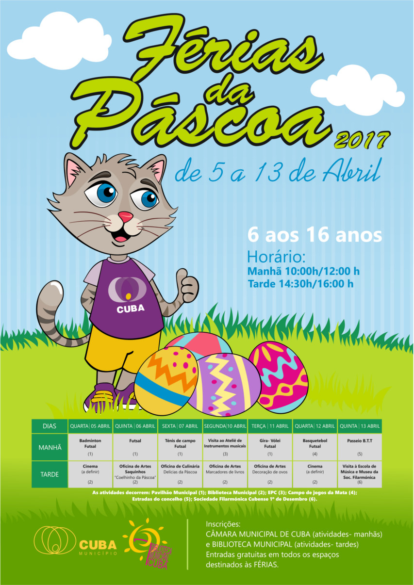 Tempos livres Páscoa Cuba