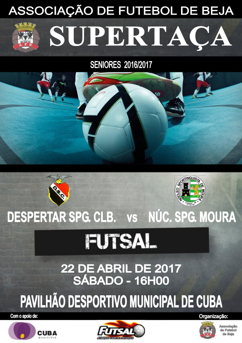 CARTAZ SUPERTAÇA FUTSAL 2016 2017