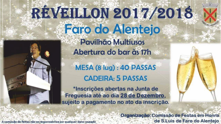 PASSAGEM DE ANO FARO DO ALENTEJO