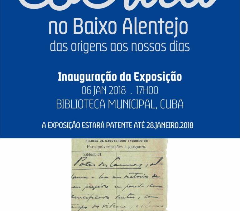 Biblioteca expõe história da “Escrita no Baixo Alentejo” a partir de dia 06
