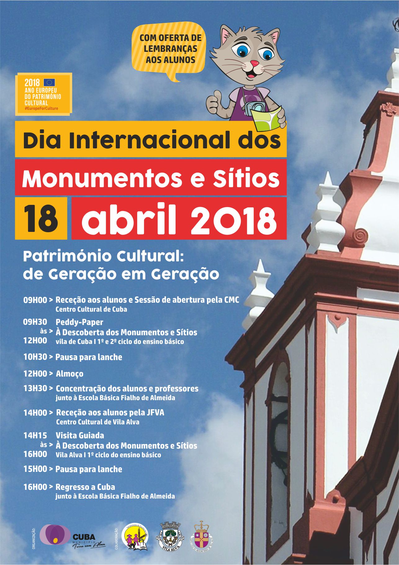 CARTAZ DIA DOS MONUMENTOS