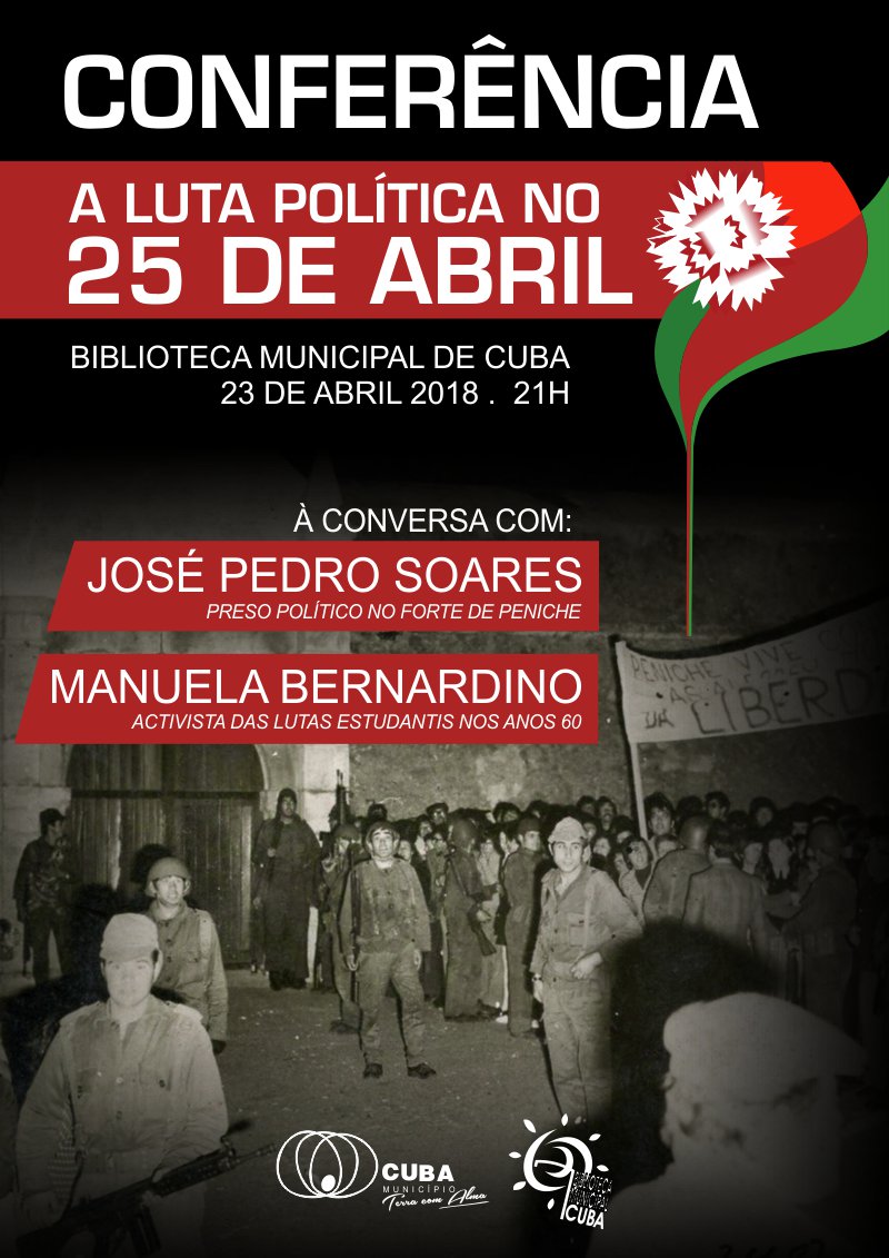 CONFERENCIA A LUTA POLITICA NO 25 DE ABRIL