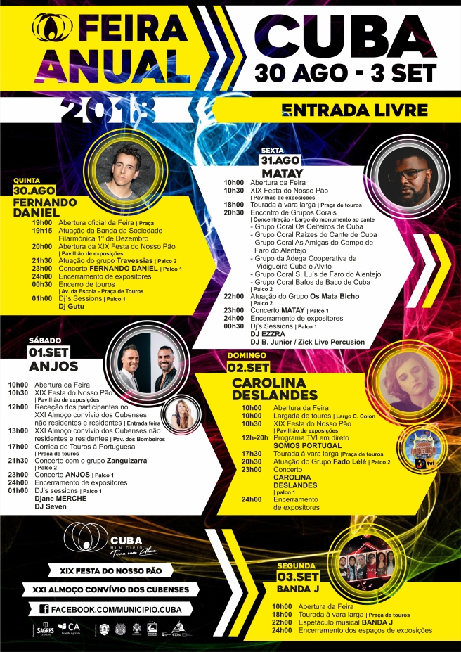 FEIRA ANUAL PROGRAMA 2018