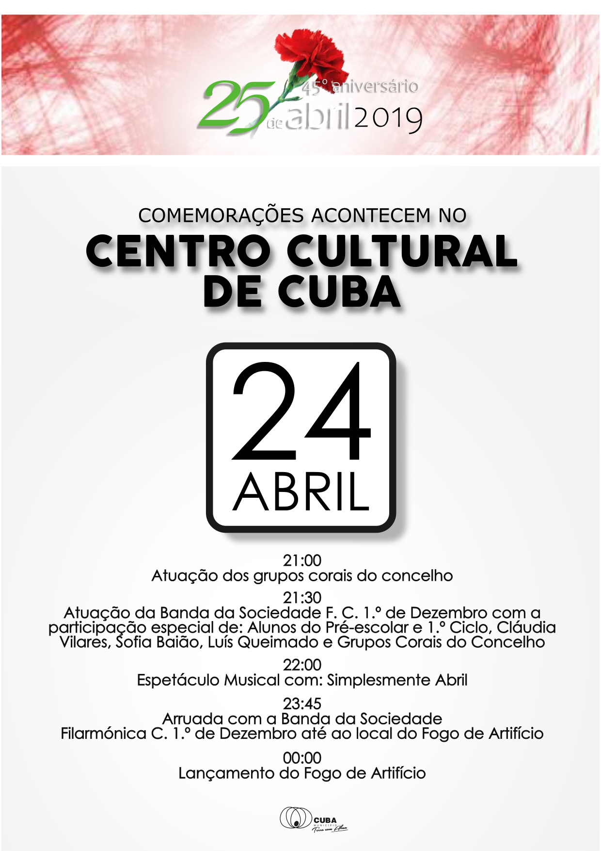ALTERAÇAO COMEMOR 24ABRIL CCC