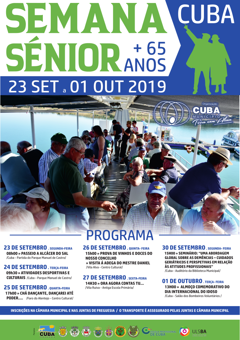 SEMANA SÉNIOR 2019 CARTAZ