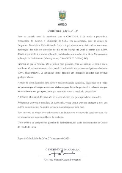 AVISO COVID
