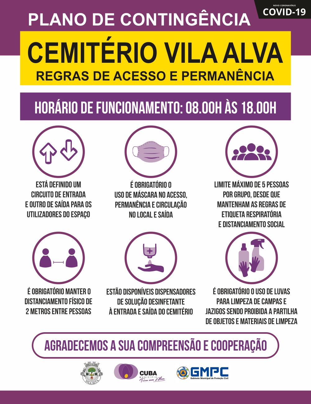 PLANO CONTINGENCIA CEMITERIO VILA ALVA