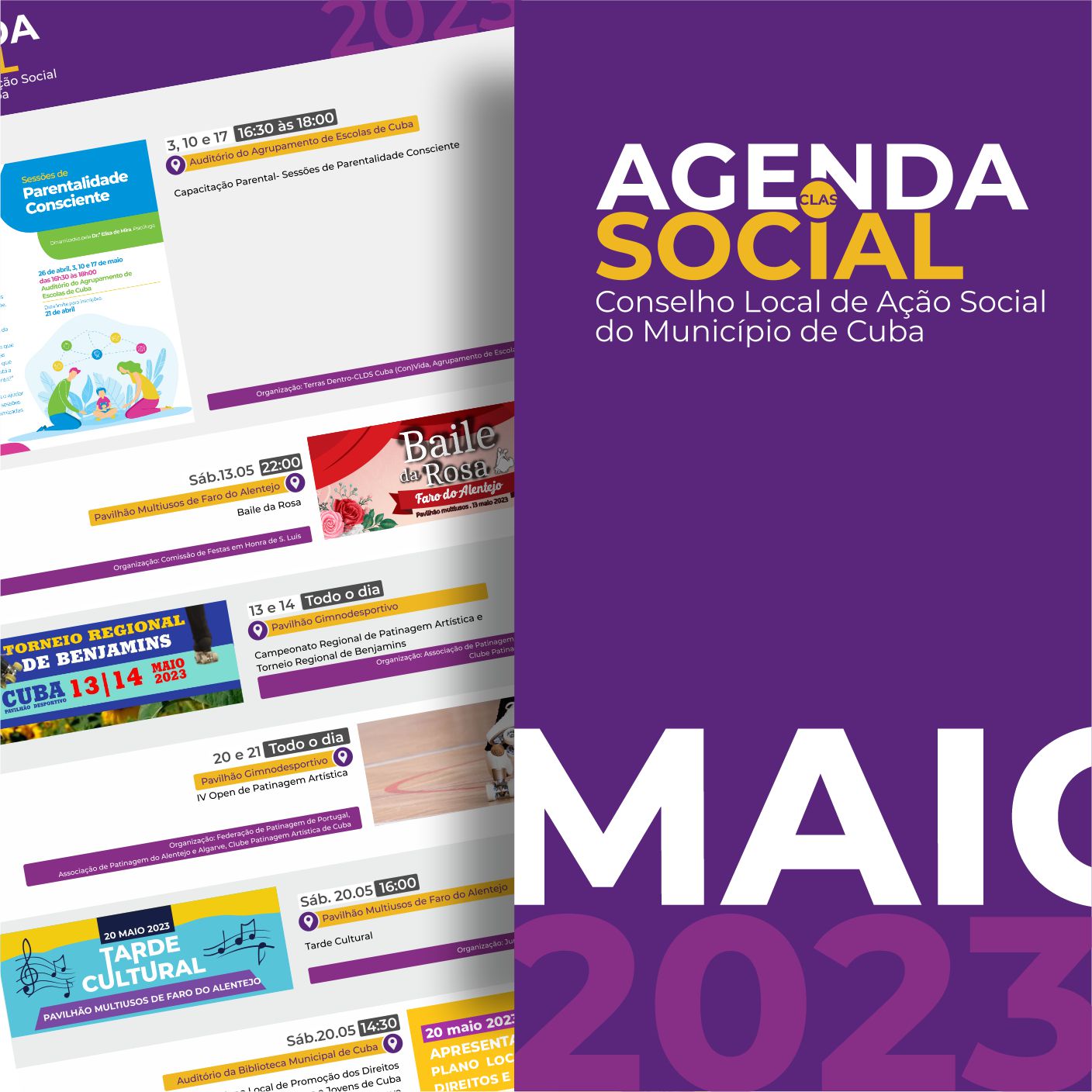 LAYOUT AGENDA SOCIAL MAIO