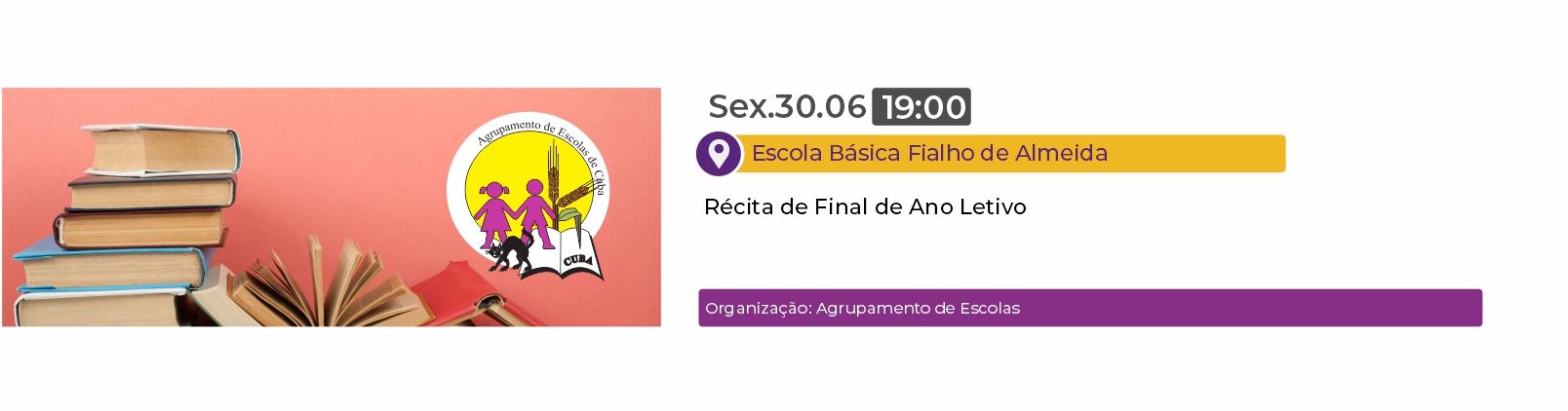 AGENDA SOCIAL JULHO 2