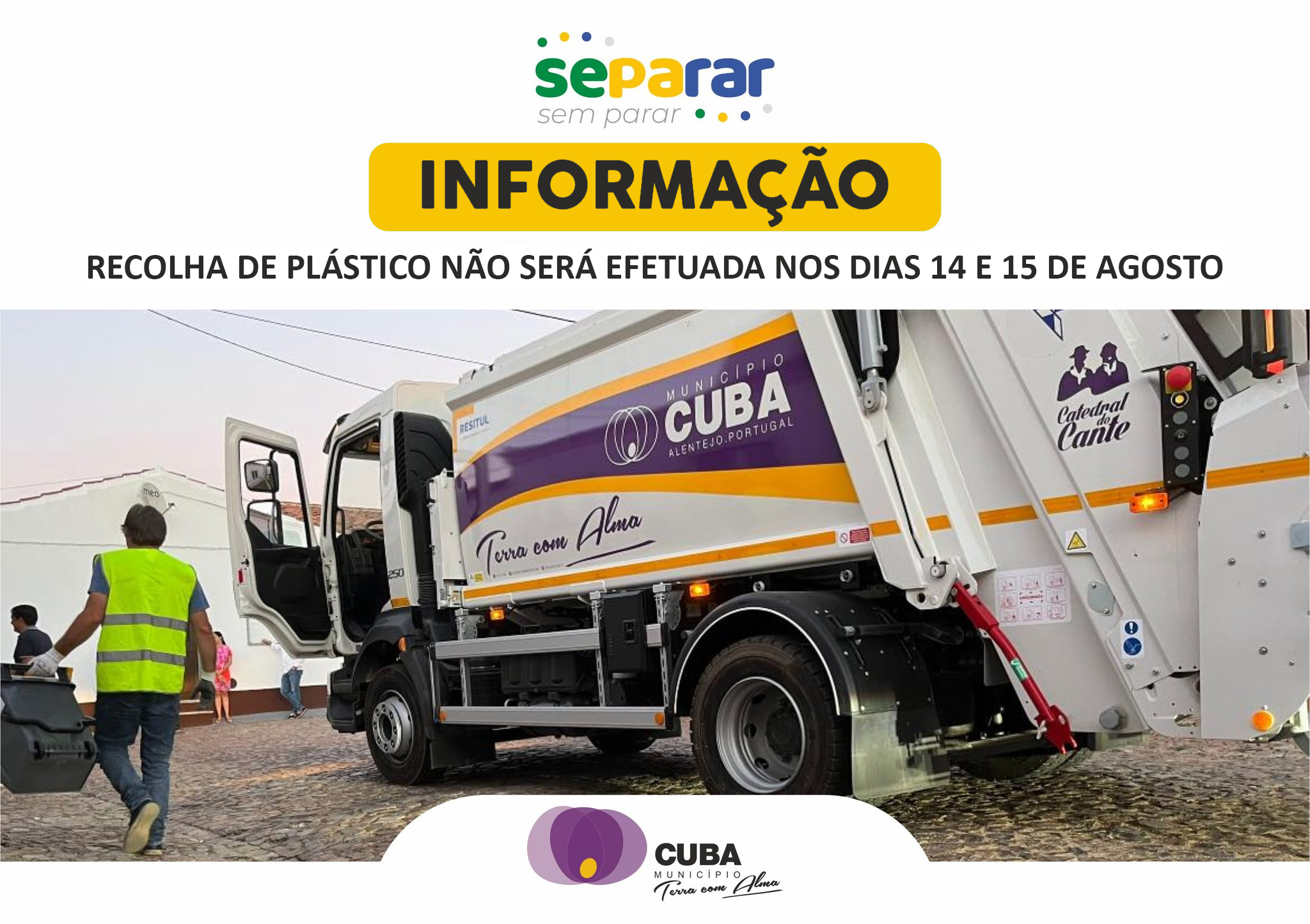 RECOLHA PLÁSTICO FERIADO