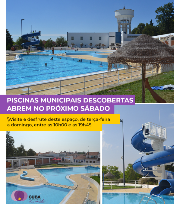 Época Balnear 2025 – Piscina Descoberta abre este sábado, 24 de Maio