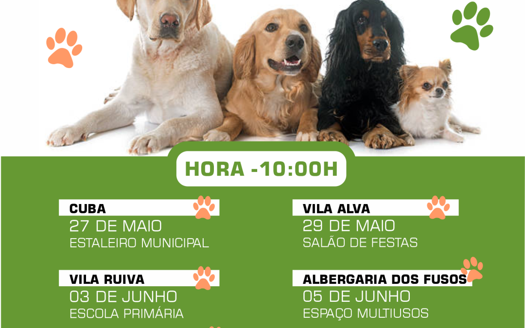 Vacinação antirrábica e identificação eletrónica 2025