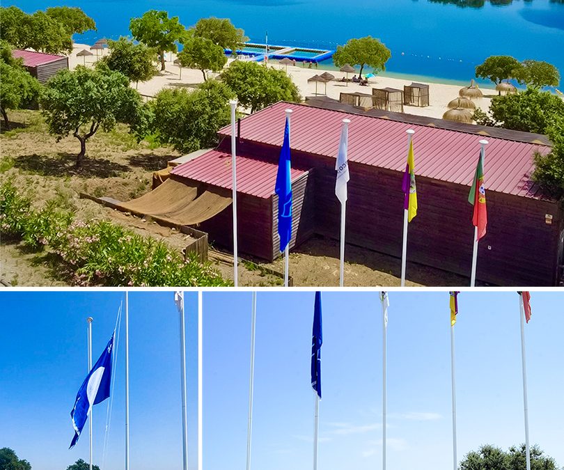 Praia Fluvial de Albergaria dos Fusos com Bandeira Azul